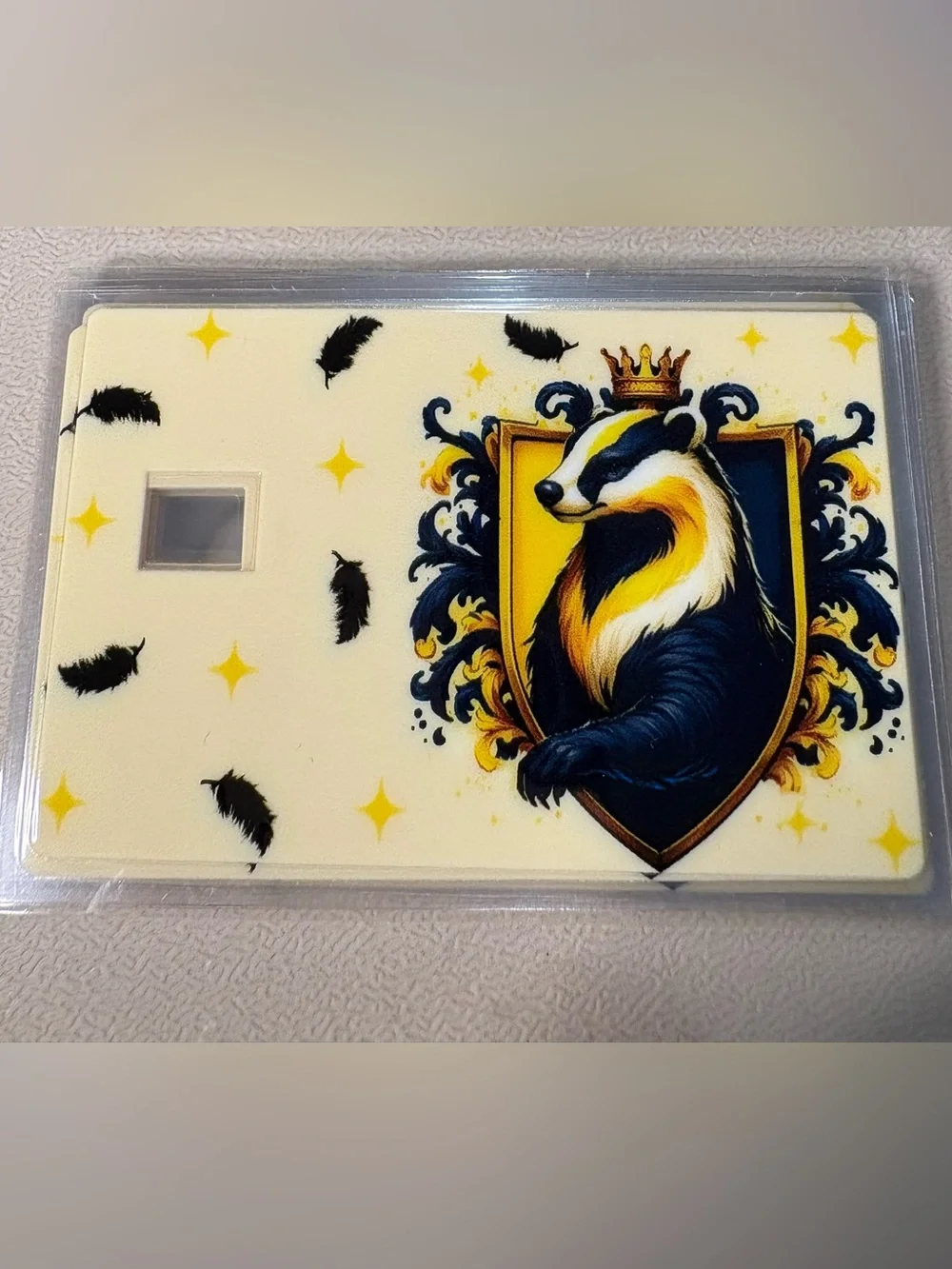 Regal Badger Crest Card Skin - Unbranded